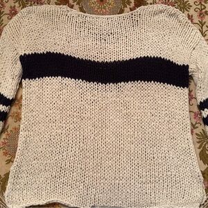 Free People Monochrome Knit Sweater